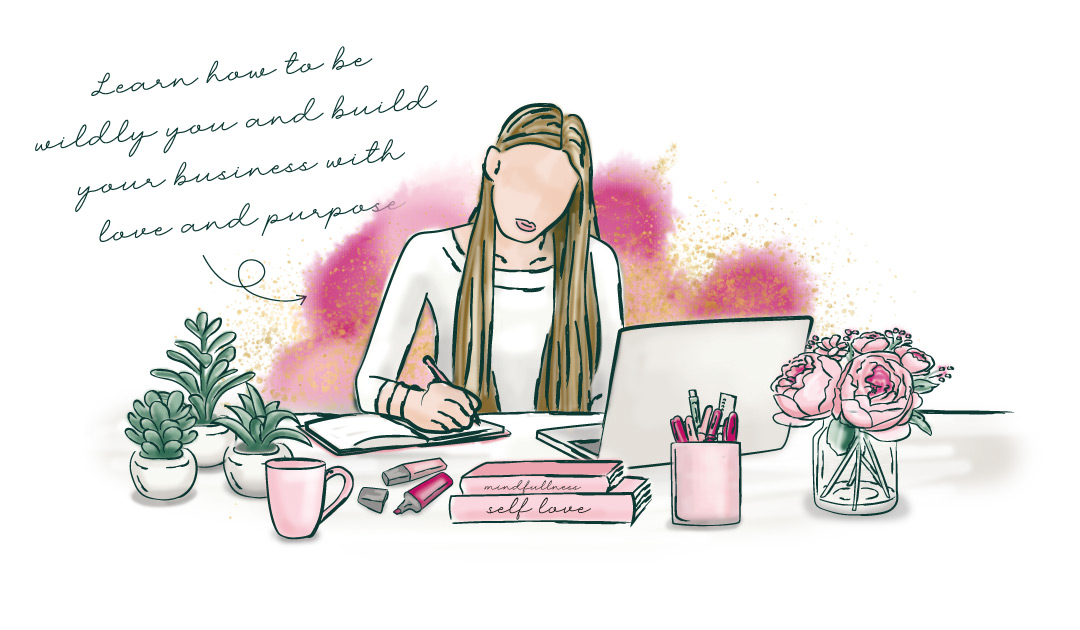 Empowered Women Do - Business woman illustration